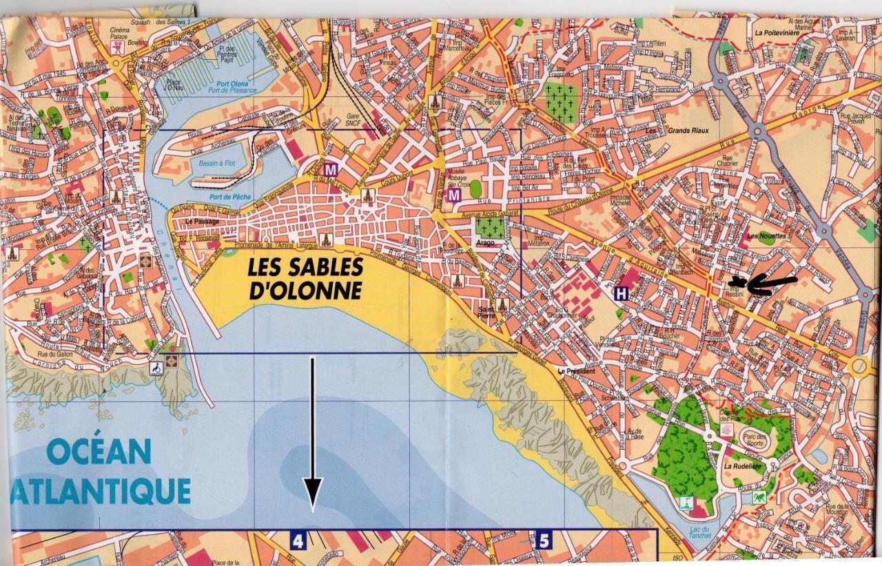 Chambre D'Hotes Aux Sables D'Olonne 莱萨布勒-多洛讷 外观 照片